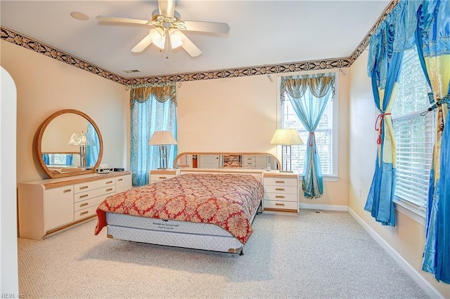 1132 Broadholme Pl Unit 642, Virginia Beach, VA 23455 - bedroom with light colored carpet and ceiling fan
