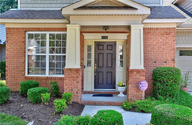 1132 Broadholme Pl Unit 642, Virginia Beach, VA 23455 - entrance to property featuring brick siding and roof with shingles