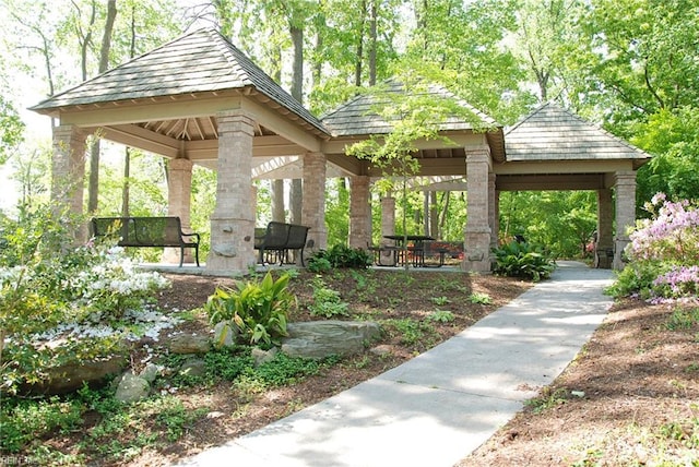 1132 Broadholme Pl Unit 642, Virginia Beach, VA 23455 - view of community with a gazebo