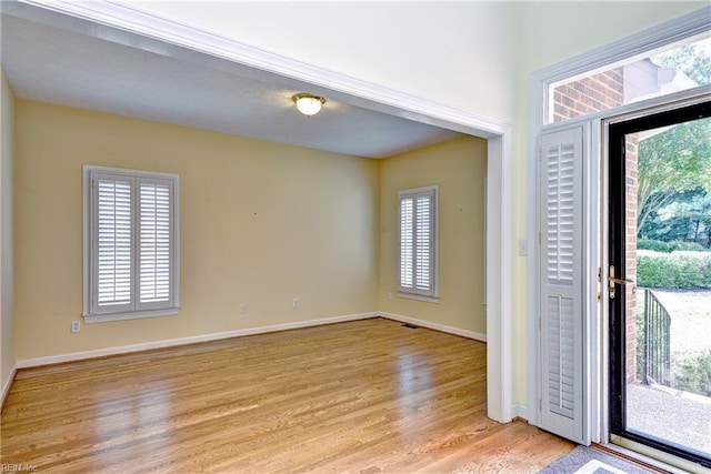 112 Sandy Point Rdg, Williamsburg, VA 23188 - foyer entrance featuring light wood finished floors and baseboards
