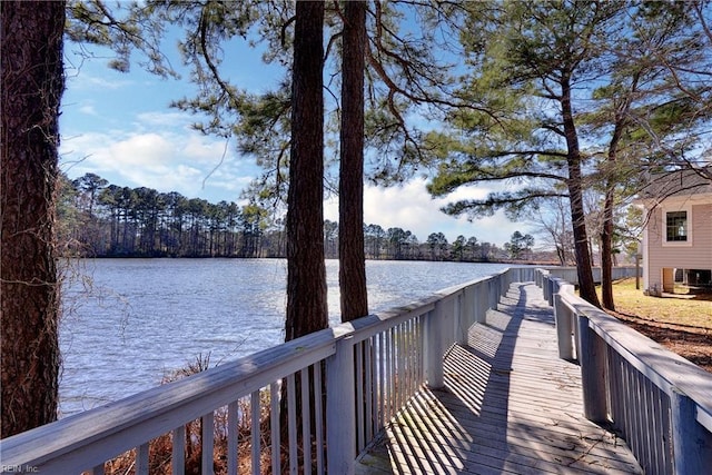 112 Sandy Point Rdg, Williamsburg, VA 23188 - dock with a water view