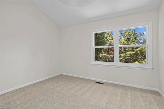 1545 Lake James Dr, Virginia Beach, VA 23464 - spare room with healthy amount of natural light, light carpet, and vaulted ceiling