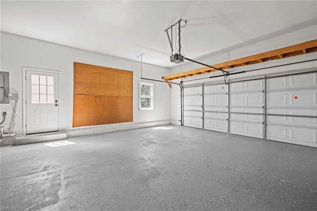 1545 Lake James Dr, Virginia Beach, VA 23464 - garage featuring a garage door opener