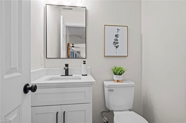1545 Lake James Dr, Virginia Beach, VA 23464 - bathroom featuring vanity and a ceiling fan
