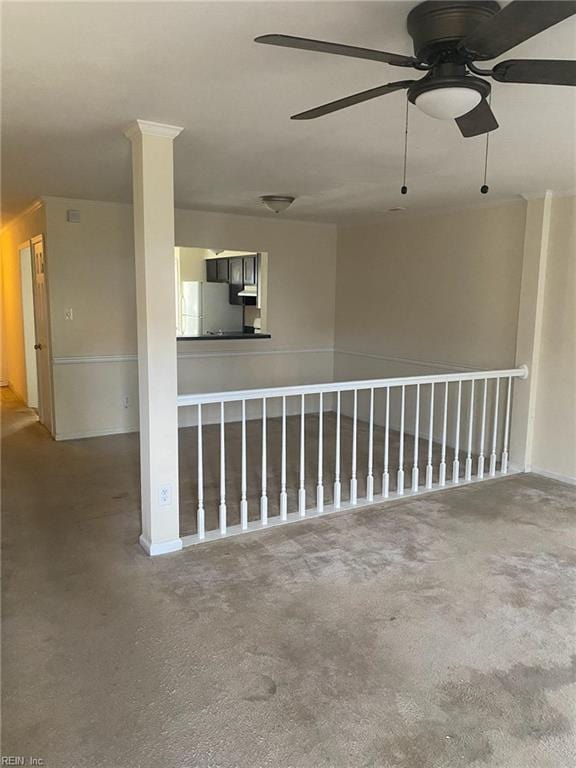 1623 Mantane Arch Arch, Virginia Beach, VA 23454 - empty room featuring a ceiling fan