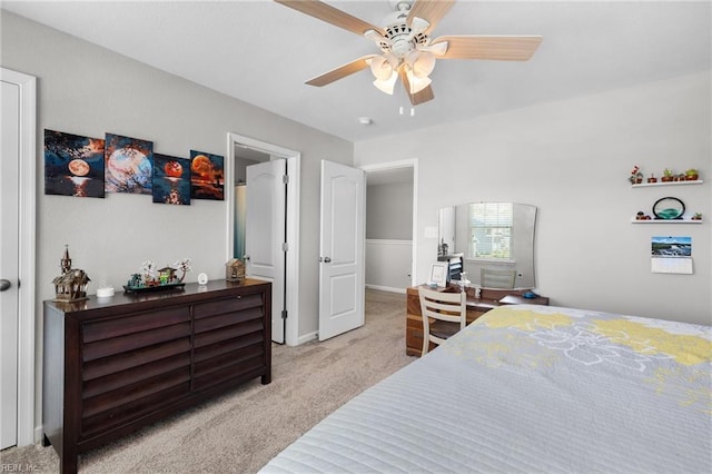 4202 Ravine Gap Dr, Suffolk, VA 23434 - bedroom with carpet and a ceiling fan