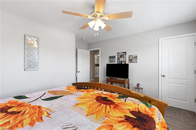 4202 Ravine Gap Dr, Suffolk, VA 23434 - bedroom featuring carpet and a ceiling fan