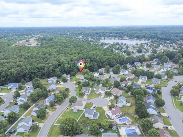 315 Sawmill Arch, Chesapeake, VA 23323 - aerial overview of property's location featuring nearby suburban area and a large body of water