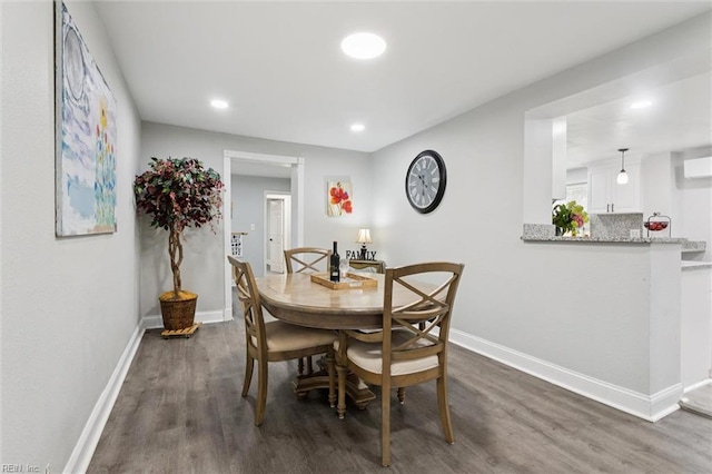 5016 Madeira Rd, Virginia Beach, VA 23455 - dining room featuring wood finished floors and recessed lighting