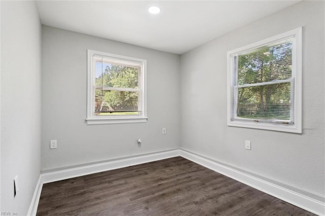 5016 Madeira Rd, Virginia Beach, VA 23455 - unfurnished room with dark wood finished floors and baseboards