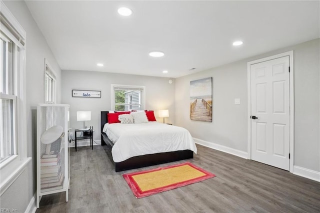 5016 Madeira Rd, Virginia Beach, VA 23455 - bedroom with wood finished floors and recessed lighting