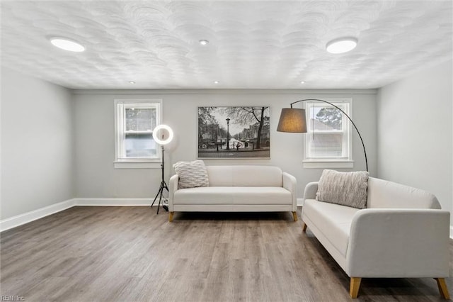 5016 Madeira Rd, Virginia Beach, VA 23455 - sitting room featuring healthy amount of natural light and wood finished floors
