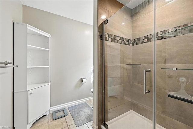 4300 Galston Ct, Chesapeake, VA 23321 - bathroom featuring a stall shower and tile patterned floors