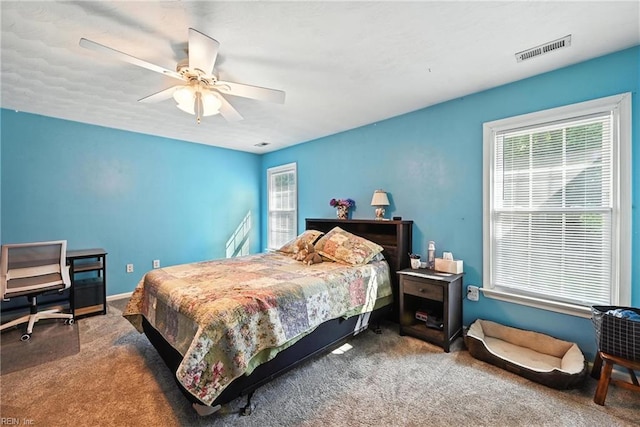 4300 Galston Ct, Chesapeake, VA 23321 - carpeted bedroom featuring a ceiling fan and baseboards
