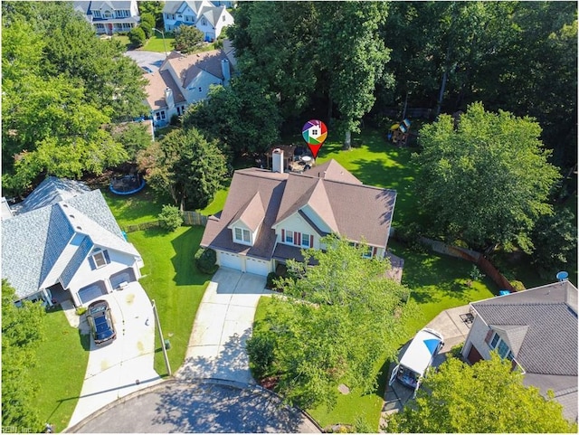 4300 Galston Ct, Chesapeake, VA 23321 - aerial perspective of suburban area