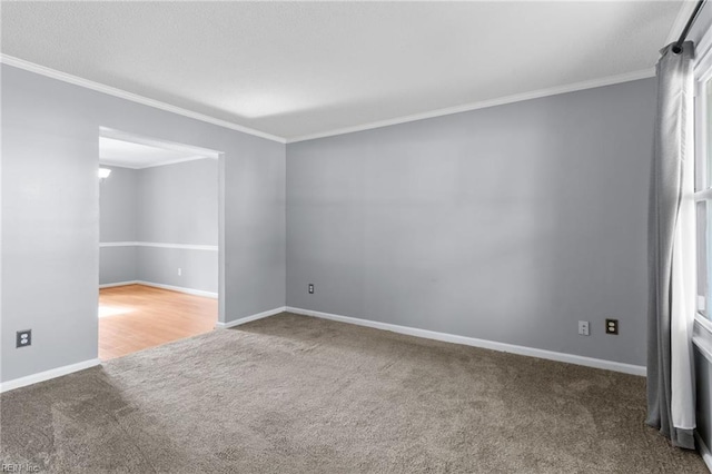 1760 Moonstone Dr, Virginia Beach, VA 23456 - carpeted empty room with ornamental molding