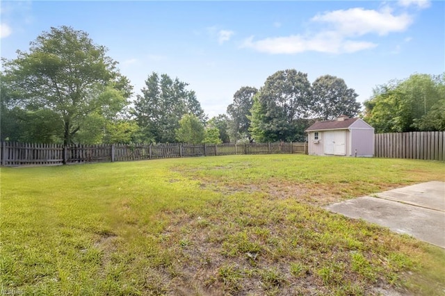 1760 Moonstone Dr, Virginia Beach, VA 23456 - fenced backyard featuring a storage unit