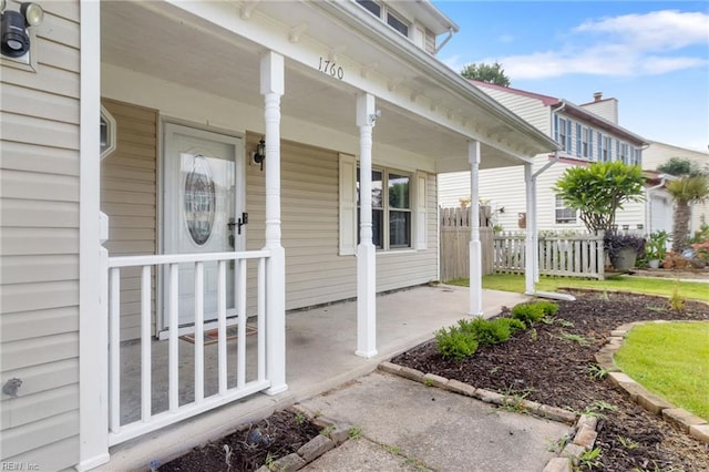 1760 Moonstone Dr, Virginia Beach, VA 23456 - property entrance featuring a porch