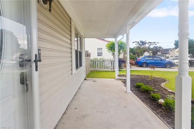 1760 Moonstone Dr, Virginia Beach, VA 23456 - porch featuring a yard
