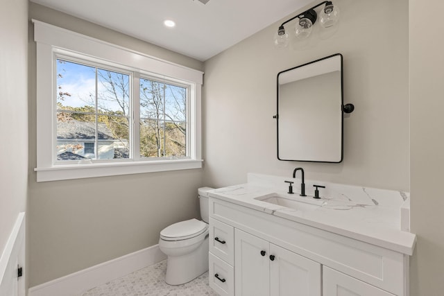 18 Pleasant Park Dr, Mashpee, MA 02649 - bathroom with vanity and recessed lighting