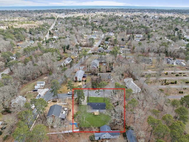 view of property location with property parcel outlined