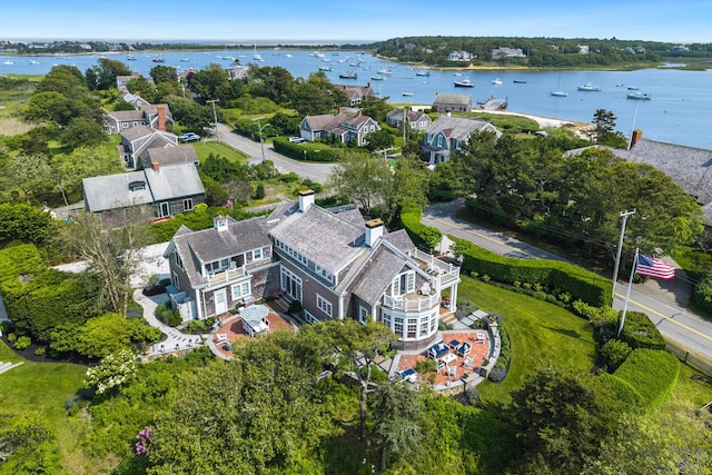 88 Champlain Rd, Chatham, MA 02633 - aerial view of property and surrounding area with a large body of water