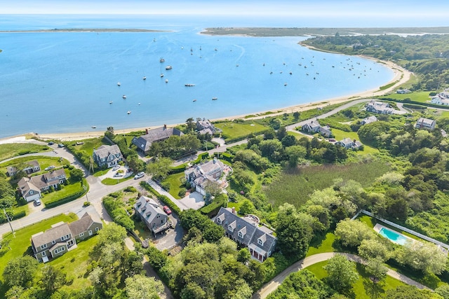 88 Champlain Rd, Chatham, MA 02633 - aerial perspective of suburban area with a large body of water