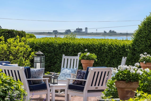 88 Champlain Rd, Chatham, MA 02633 - wooden terrace featuring a water view