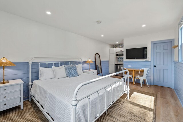 72 Forest Beach Rd, South Chatham, MA 02659 - bedroom with light wood-style flooring and recessed lighting