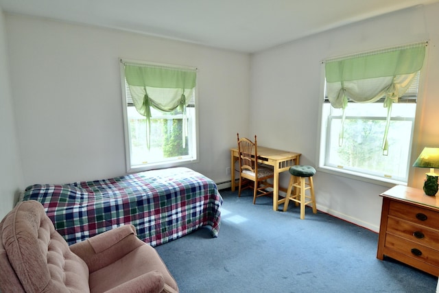 62 Jernegan Ave, Edgartown, MA 02539 - carpeted bedroom with baseboards and baseboard heating