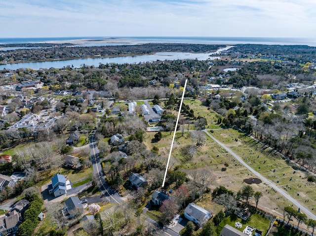 99 Heritage Ln, Chatham, MA 02633 - aerial overview of property's location featuring a nearby body of water and nearby suburban area
