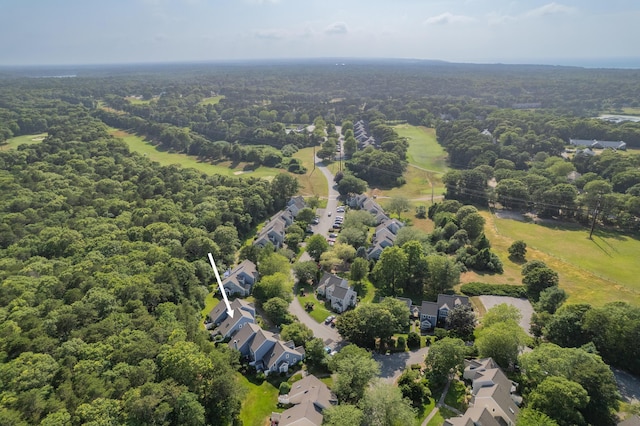 290 Fletcher Ln, Brewster, MA 02631 - aerial view of a forest