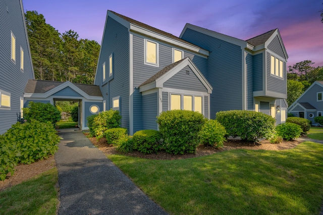 290 Fletcher Ln, Brewster, MA 02631 - traditional-style house with a front lawn