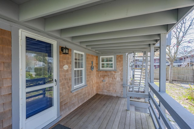 402 Old Wharf Rd, Dennis Port, MA 02639 - wooden deck featuring stairway