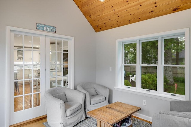 22 Emerson Rd, East Falmouth, MA 02536 - sunroom / solarium with vaulted ceiling, plenty of natural light, and french doors