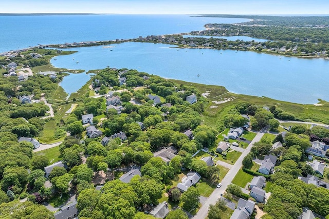 22 Emerson Rd, East Falmouth, MA 02536 - aerial view of residential area with a nearby body of water