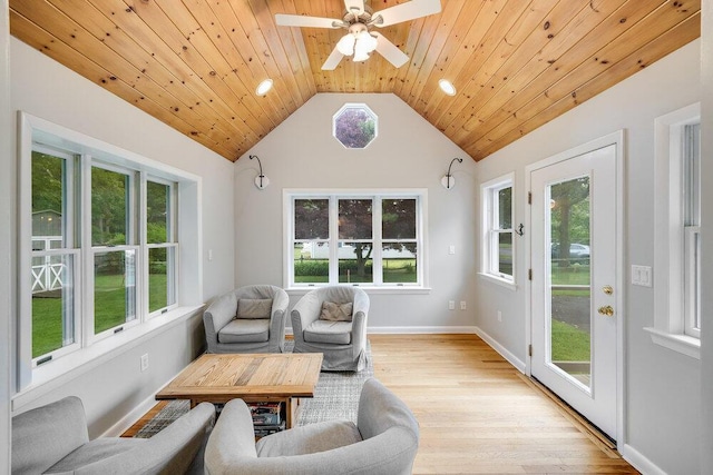 22 Emerson Rd, East Falmouth, MA 02536 - sunroom with vaulted ceiling, healthy amount of natural light, and french doors