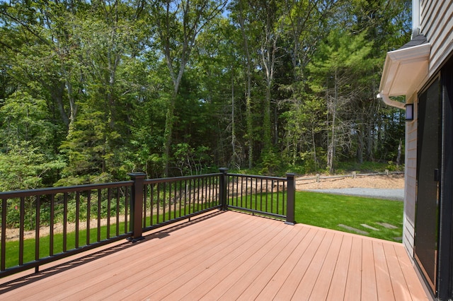 73 Tern Ln, Centerville, MA 02632 - wooden deck featuring a yard