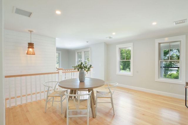 73 Tern Ln, Centerville, MA 02632 - dining room featuring plenty of natural light, light wood-style floors, and recessed lighting