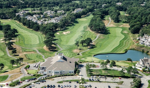 16 Hydrangea Ln, Mashpee, MA 02649 - aerial view of property's location featuring a local golf course and a large body of water