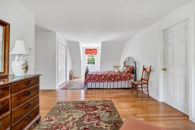 72 Rosemary Ln, Centerville, MA 02632 - bedroom with light wood-style floors and a closet