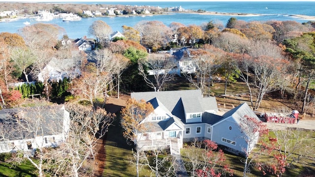 LOT487 Menauhant Rd, East Falmouth, MA 02536 - drone / aerial view with a water view