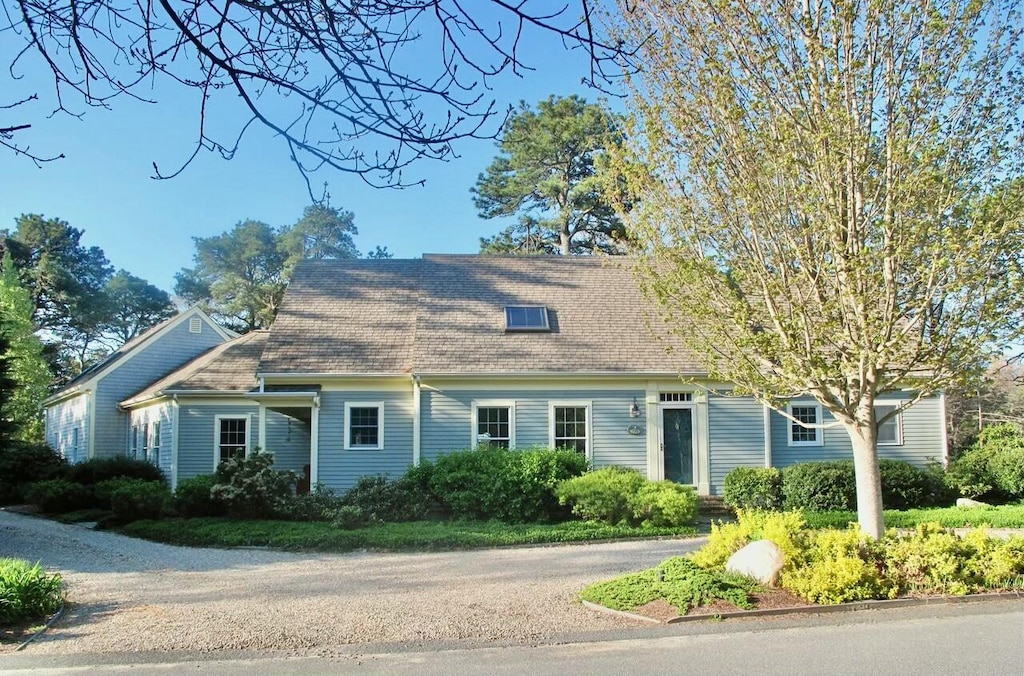 view of cape cod house