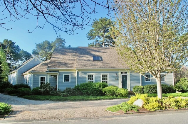 view of cape cod house