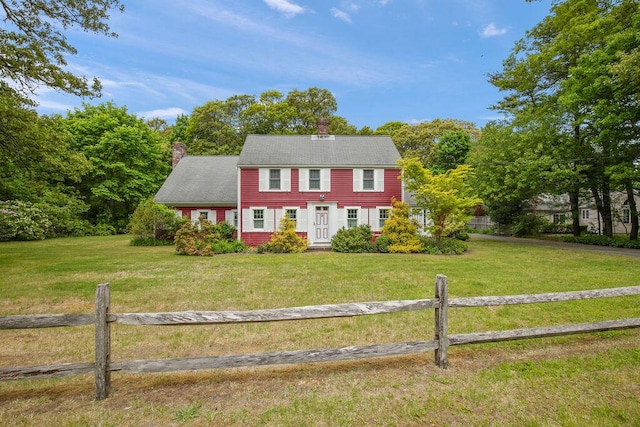181 Pleasant St, South Yarmouth, MA 02664 - colonial home featuring a chimney