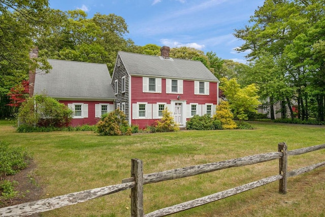 181 Pleasant St, South Yarmouth, MA 02664 - colonial home with a chimney