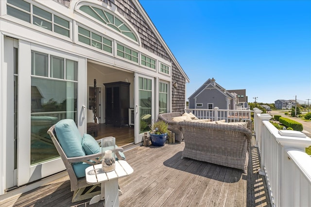 16 Beach View Rd, West Dennis, MA 02670 - deck featuring a residential view