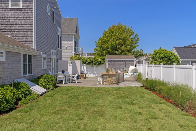 16 Beach View Rd, West Dennis, MA 02670 - view of yard with a patio