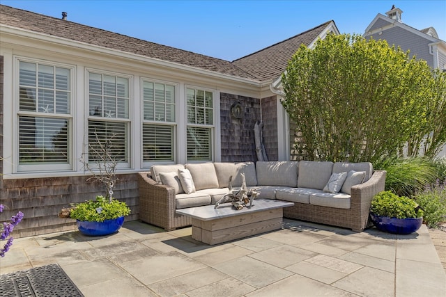 16 Beach View Rd, West Dennis, MA 02670 - view of patio / terrace with outdoor lounge area