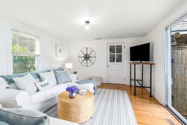 429 Paines Creek Rd, Brewster, MA 02631 - living room featuring light wood-type flooring